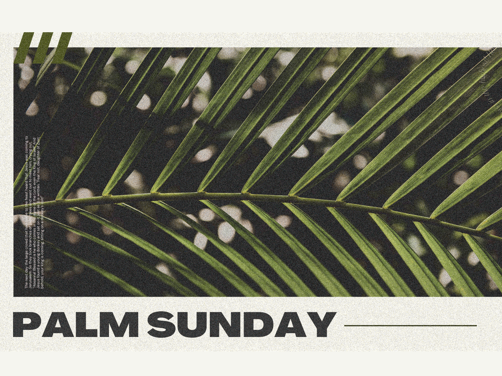 2023 Palm Sunday